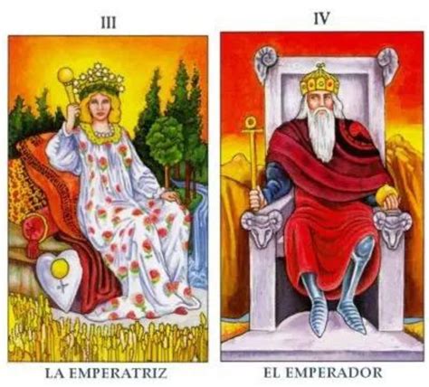 emperador y emperatriz tarot|La Emperatriz y el Emperador en el tarot